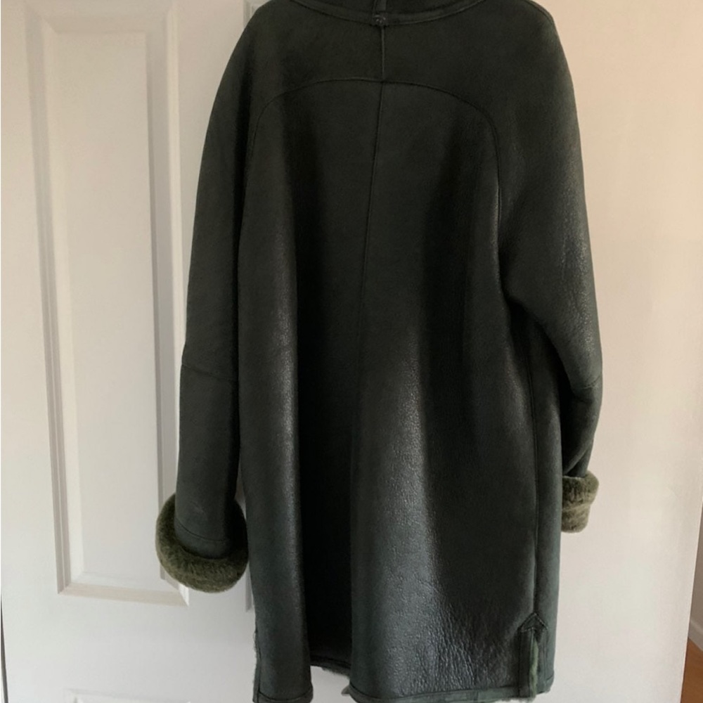 Winter coat, size xl,dark green color.